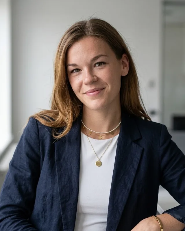 Portrait of Lotte Geelen, commercial manager at hosp.